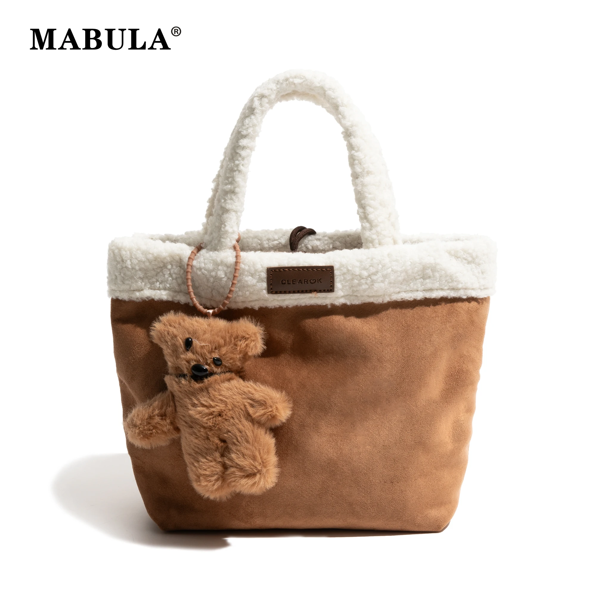 MABULA Vintage Faux Suede Ladies Practical Commuter Bag Large Capacity Solid Color Luxury Design Winter Tote Handbag For Women
MABULA Vintage Faux Suede Ladies Practical Commuter Bag Large Capacity Solid Color Luxury Design Winter Tote Handbag For Women
