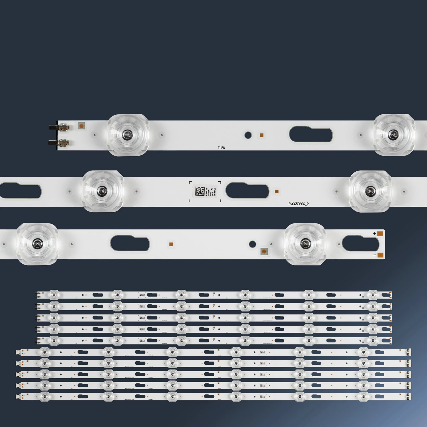 LED Backlight Strip For UE65TU7095U UE65TU8000U UA65TU8000 UA65TU7000 UN65TU8500F UE65TU7070U BE65T-H UE65TU7125
LED Backlight Strip For UE65TU7095U UE65TU8000U UA65TU8000 UA65TU7000 UN65TU8500F UE65TU7070U BE65T-H UE65TU7125
