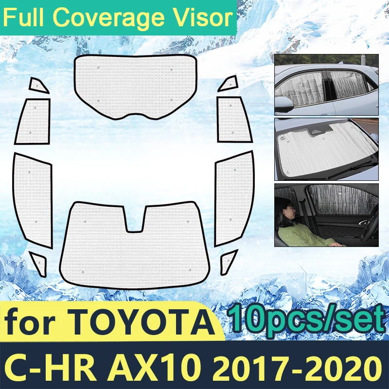 Солнцезащитные очки с полным покрытием для Toyota CHR AX10 2017 2018 2019 2020, автомобильные аксессуары, солнцезащитные ветрозащитные стекла, козырек
Солнцезащитные очки с полным покрытием для Toyota CHR AX10 2017 2018 2019 2020, автомобильные аксессуары, солнцезащитные ветрозащитные стекла, козырек