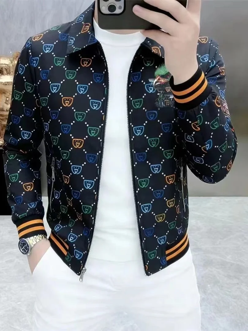 Casual Men's Zipper Jacket Spring Autumn Lightweight Luxury Collar Patchwork Color Fashion Trend Polyester Fiber Breathable
Casual Men's Zipper Jacket Spring Autumn Lightweight Luxury Collar Patchwork Color Fashion Trend Polyester Fiber Breathable