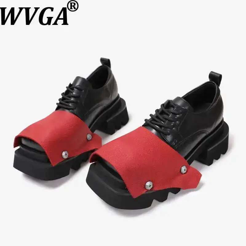 WVGA Spring Autumn New Men's Niche Chic Casual Leather Derby Shoes Original Design Trendy Square-Toe Retro British-Style W25167
WVGA Spring Autumn New Men's Niche Chic Casual Leather Derby Shoes Original Design Trendy Square-Toe Retro British-Style W25167