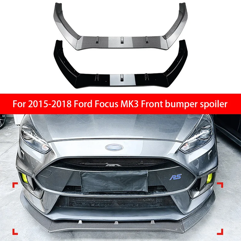 For 2015 2016 2017 2018 Ford Focus MK3 Modified Front Bumper Lip Splitter Spoiler Body Air Kit Black Carbon Fiber Pattern
For 2015 2016 2017 2018 Ford Focus MK3 Modified Front Bumper Lip Splitter Spoiler Body Air Kit Black Carbon Fiber Pattern