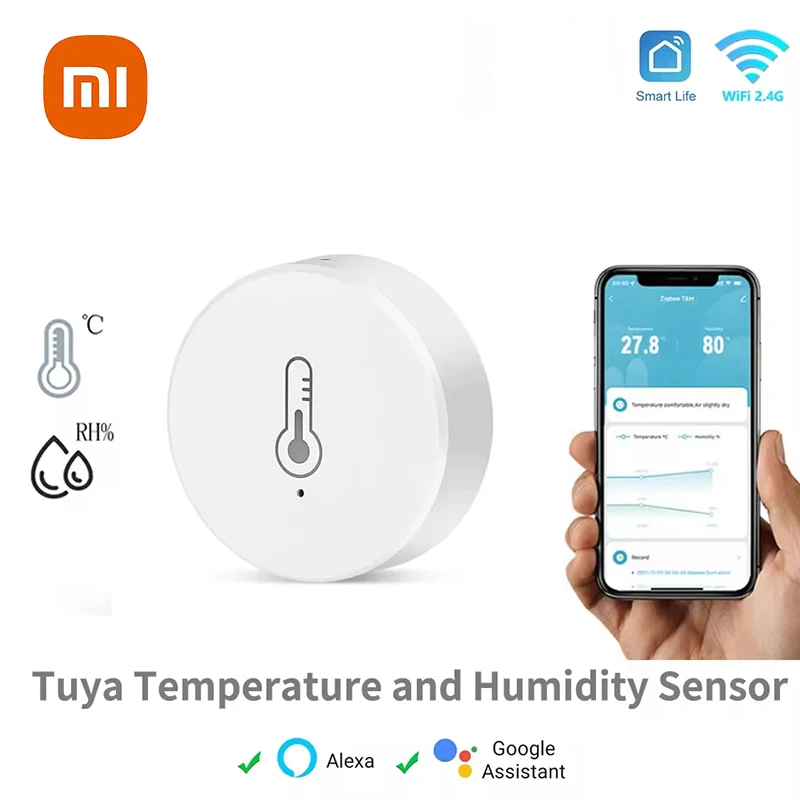 Умный Wi-Fi термометр Xiaomi для дома, мини-датчик температуры и влажности ZigBee, приложение Bluetooth, работа с Alexa Google Home
Умный Wi-Fi термометр Xiaomi для дома, мини-датчик температуры и влажности ZigBee, приложение Bluetooth, работа с Alexa Google Home