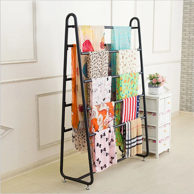 Scarf rack, clothing storeclothing displayrack, fabric quilt displayrack, floor-standingack, free shipping
Scarf rack, clothing storeclothing displayrack, fabric quilt displayrack, floor-standingack, free shipping