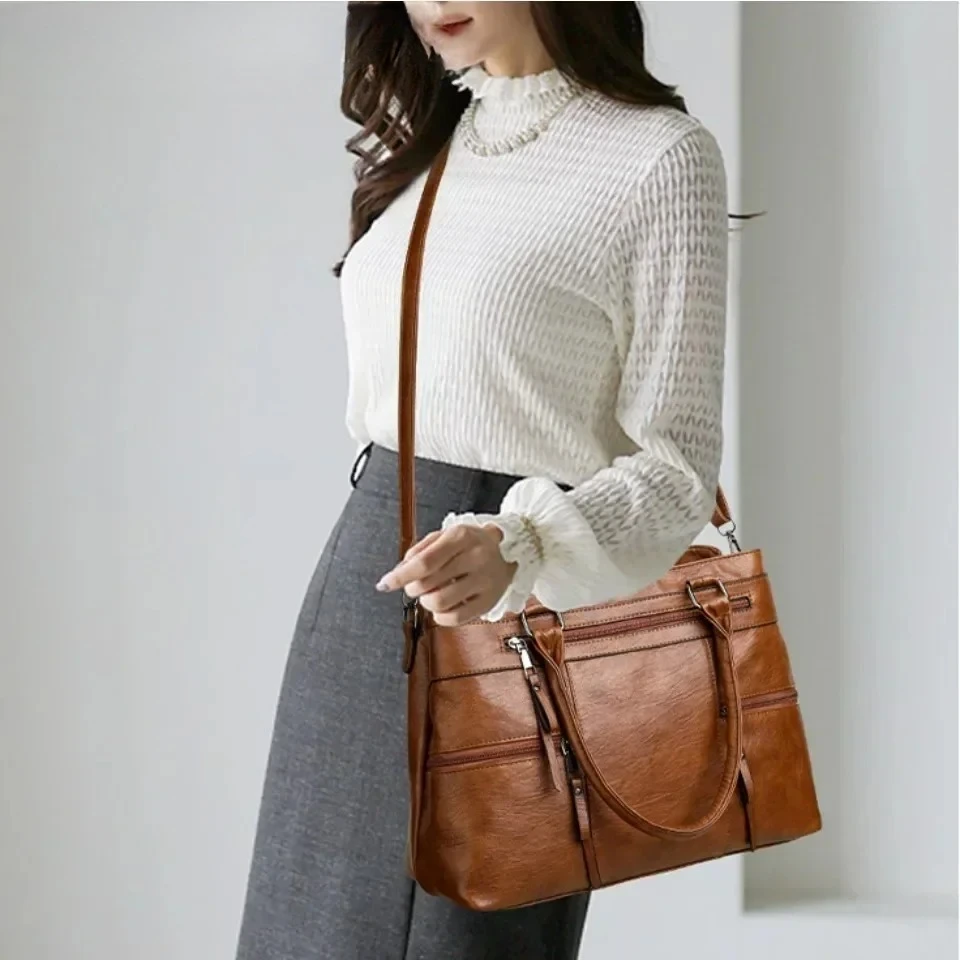 Crossbody Bag Large Casual Tote 2026 Hot Elegant Handbag for Women High Quality Leather Top-Handle Bags Purse Ladies Shoulder
Crossbody Bag Large Casual Tote 2026 Hot Elegant Handbag for Women High Quality Leather Top-Handle Bags Purse Ladies Shoulder