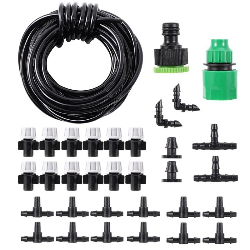T02C!-Fog Nozzles Irrigation System Portable Misting Automatic Watering 20M Garden Hose Spray Head 4/7Mm Tee And Connector
T02C!-Fog Nozzles Irrigation System Portable Misting Automatic Watering 20M Garden Hose Spray Head 4/7Mm Tee And Connector