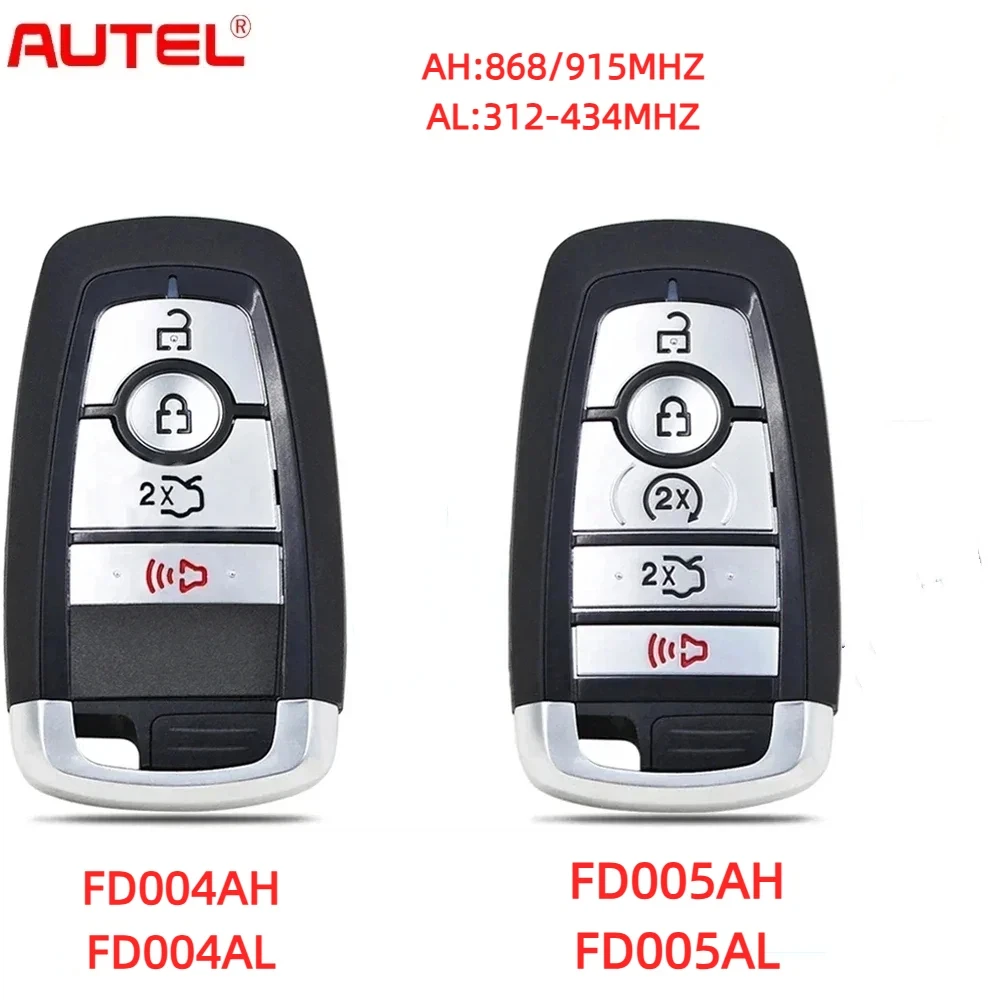 AUTEL IKEY IKEYFD004AH IKEYFD005AH Premium Style Universal Programmable Smart Key for Ford Use with IM508 KM100 Key Programmer
AUTEL IKEY IKEYFD004AH IKEYFD005AH Premium Style Universal Programmable Smart Key for Ford Use with IM508 KM100 Key Programmer