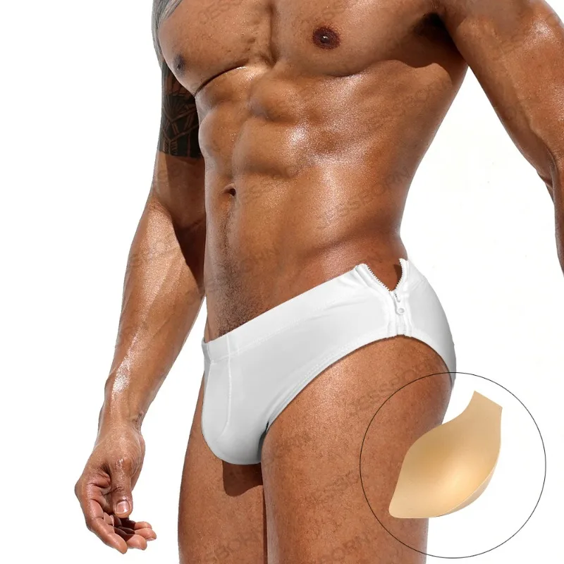 Summer Men Swimming Trunks Side Zipper Swimwear Sports Surf Beach Shorts Quick Dry Swim Brief Boxer Bathing Suits Beachwear
Summer Men Swimming Trunks Side Zipper Swimwear Sports Surf Beach Shorts Quick Dry Swim Brief Boxer Bathing Suits Beachwear