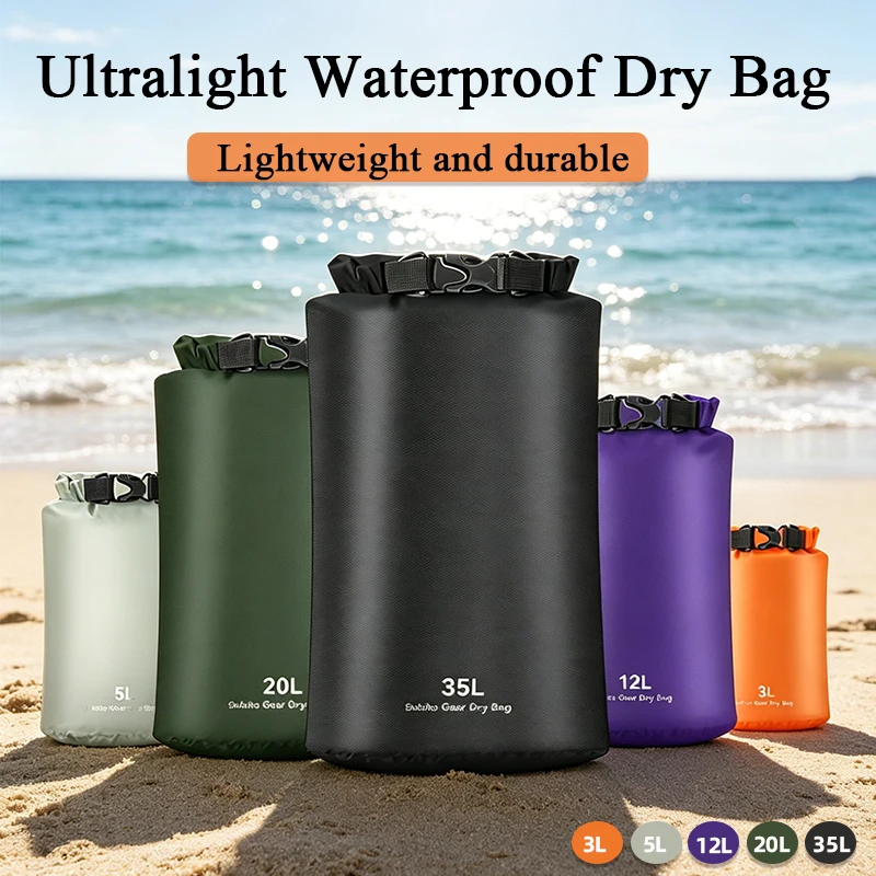 Portable Waterproof Dry Bag Sack Ultralight Drifting Swimming Clothes Storage Bag Rafting Kayaking Trekking Fishing Sport Bag
Portable Waterproof Dry Bag Sack Ultralight Drifting Swimming Clothes Storage Bag Rafting Kayaking Trekking Fishing Sport Bag