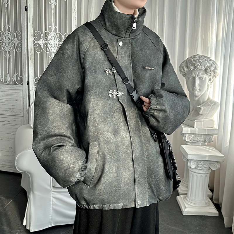 Мужская зимняя утепленная куртка из искусственной кожи с наполнителем из хлопка, модная, брендовая, премиум-класса, стильная, теплая, хлопковая верхняя одежда
Мужская зимняя утепленная куртка из искусственной кожи с наполнителем из хлопка, модная, брендовая, премиум-класса, стильная, теплая, хлопковая верхняя одежда