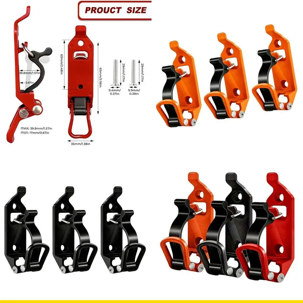 SZCH 3Pcs Quick Release Stainless Steel Holder Clamps Brackets For Fire Axes Handle And Roof Rack Tool With Quick Installation
SZCH 3Pcs Quick Release Stainless Steel Holder Clamps Brackets For Fire Axes Handle And Roof Rack Tool With Quick Installation