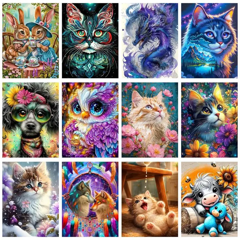 GATYZTORY Painting By Number Cat Drawing On Canvas HandPainted Painting Art Gift DIY Pictures By Number Animal Kits Home Decor
GATYZTORY Painting By Number Cat Drawing On Canvas HandPainted Painting Art Gift DIY Pictures By Number Animal Kits Home Decor