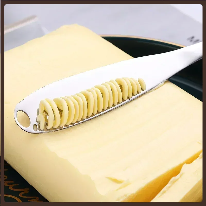Butter Knife Holes Cheese Dessert Knife Stainless Steel Jam Knife Cutlery Toast Wipe Cream Bread Cheese Cutter Kitchen Tools
Butter Knife Holes Cheese Dessert Knife Stainless Steel Jam Knife Cutlery Toast Wipe Cream Bread Cheese Cutter Kitchen Tools