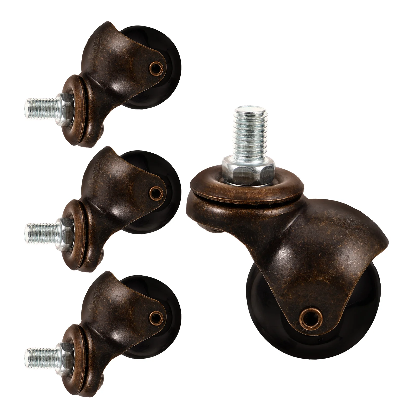4 Pcs Casters Swivel Shopping Castor Wheels Scooter Copper Adjustable Chair for Hardwood Floors
4 Pcs Casters Swivel Shopping Castor Wheels Scooter Copper Adjustable Chair for Hardwood Floors