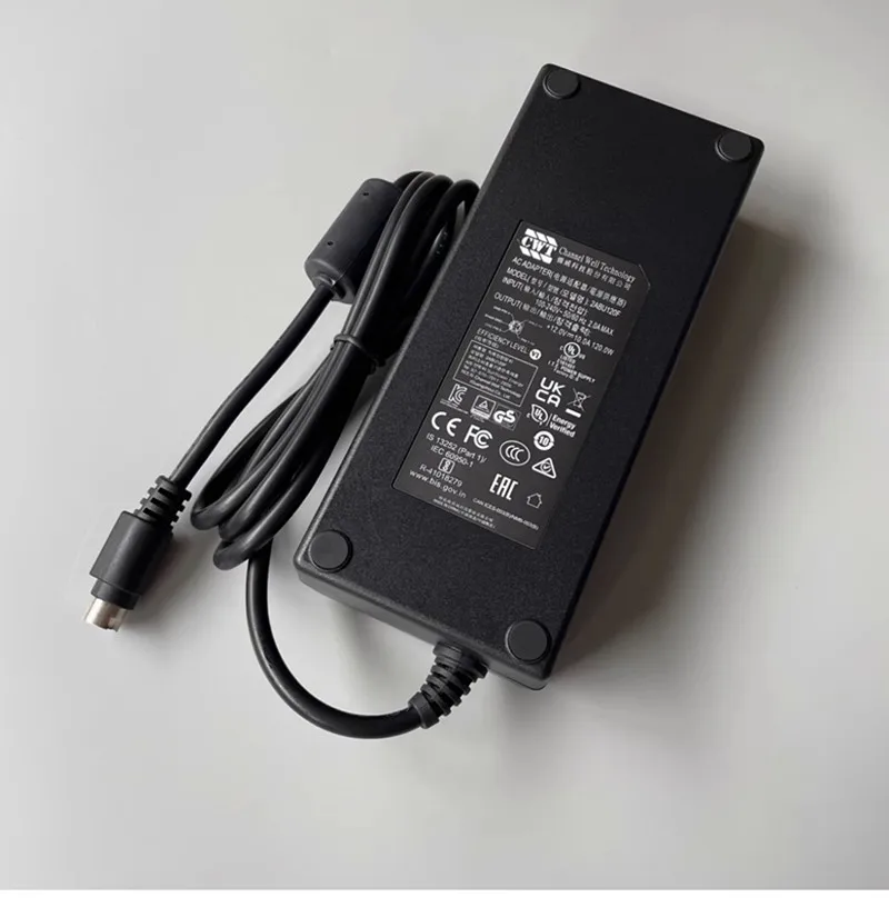 Genuine CWT 12V 10A 8.33A 120W 4PIN AC Adapter Charger for PGB EA11011D-120 EA11001E-120 Synology DiskStation Powr Supply
Genuine CWT 12V 10A 8.33A 120W 4PIN AC Adapter Charger for PGB EA11011D-120 EA11001E-120 Synology DiskStation Powr Supply