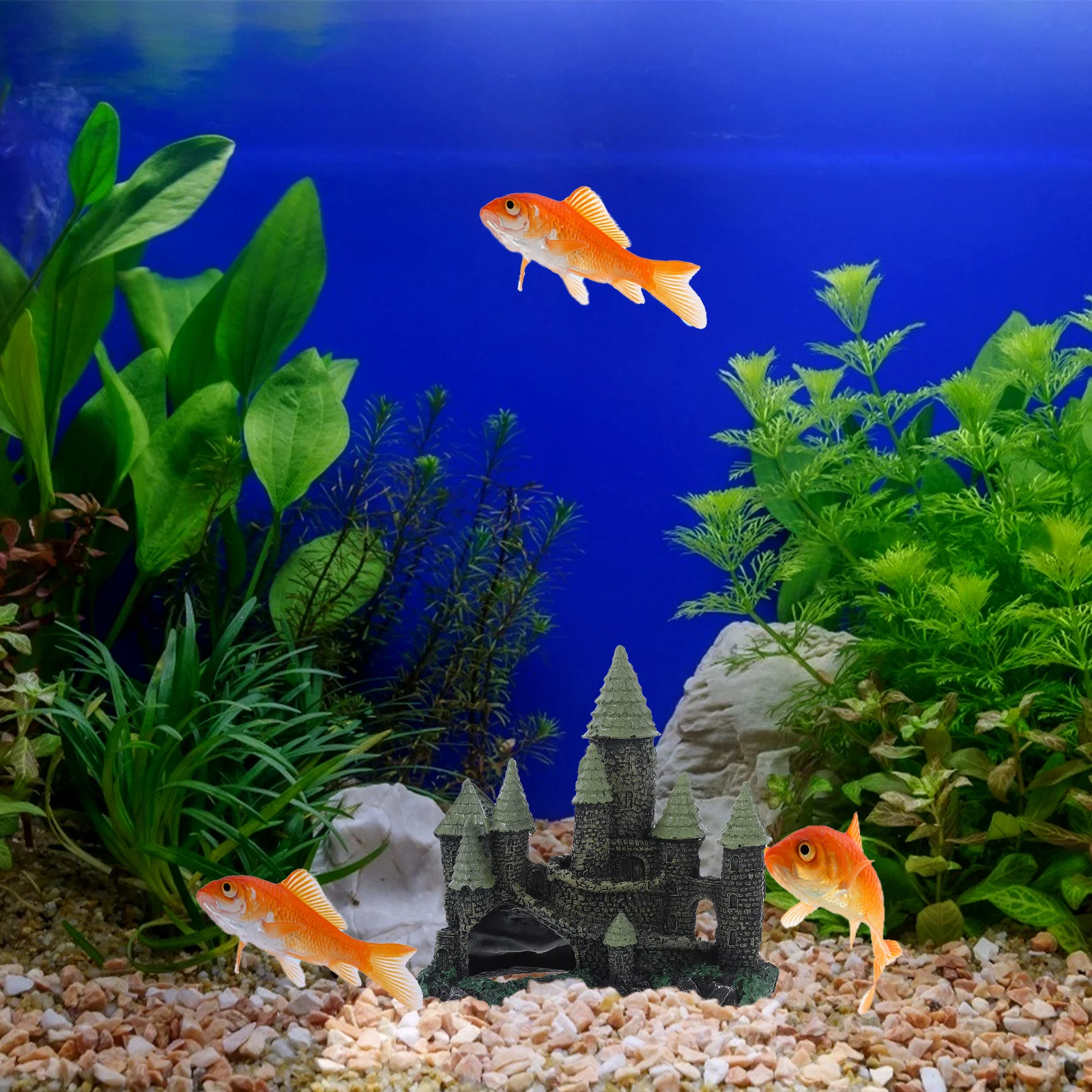 Aquarium Resin Ornament Decorations Fish Tank Landscape Retro Castle - Shaped for 
Aquarium Resin Ornament Decorations Fish Tank Landscape Retro Castle - Shaped for