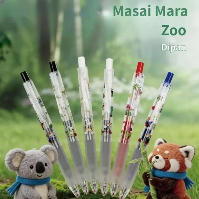12Pcs Animal Print Retractable Gel Pen 0.5MM Ergonomic Silicone Grip Fast Drying Inks for Writing Drawing Note Taking H8WD
12Pcs Animal Print Retractable Gel Pen 0.5MM Ergonomic Silicone Grip Fast Drying Inks for Writing Drawing Note Taking H8WD