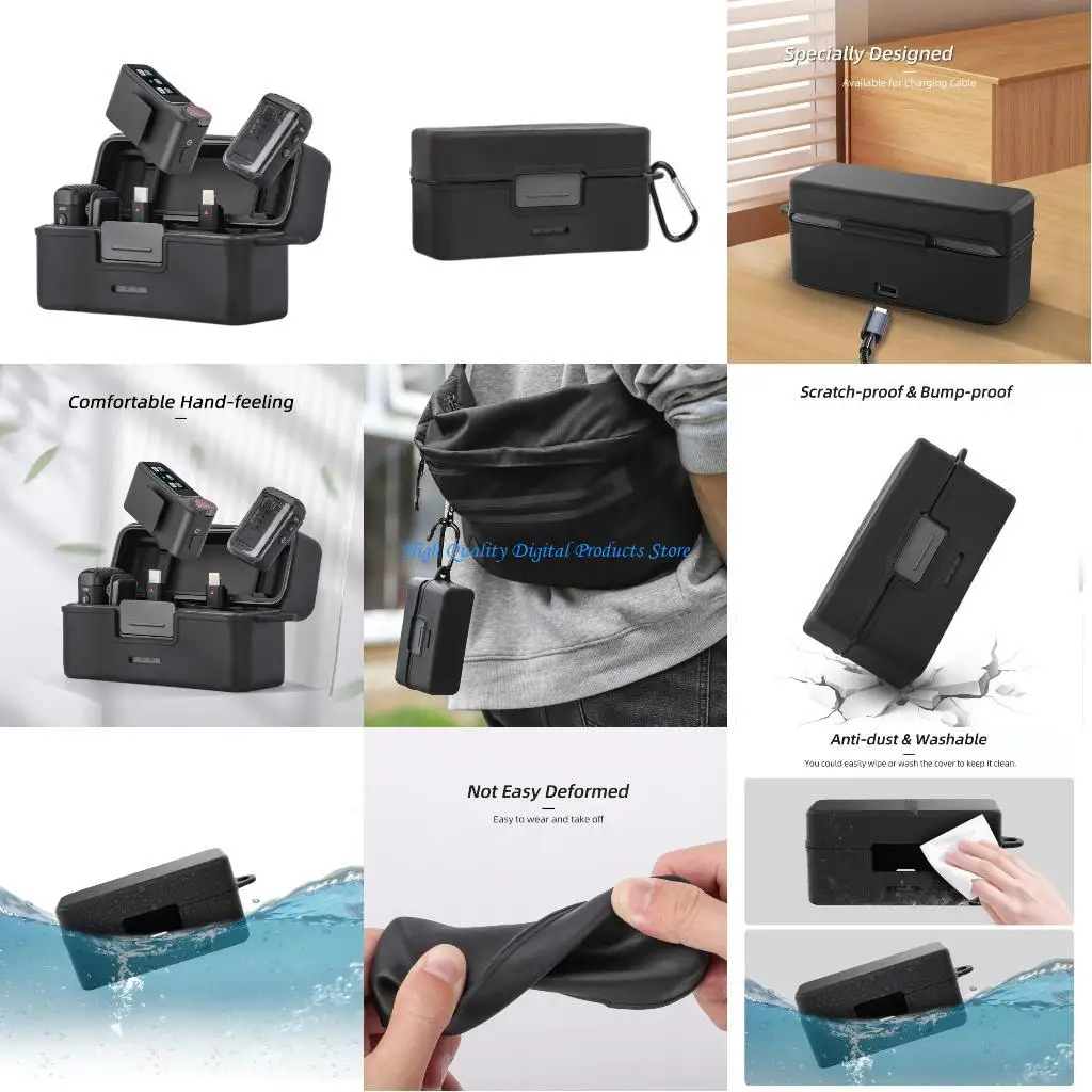 U2JE Convenient Sleeve Microphone Storage Bag Protective Case for Mic 2 Improved User Experience and Durability Case
U2JE Convenient Sleeve Microphone Storage Bag Protective Case for Mic 2 Improved User Experience and Durability Case