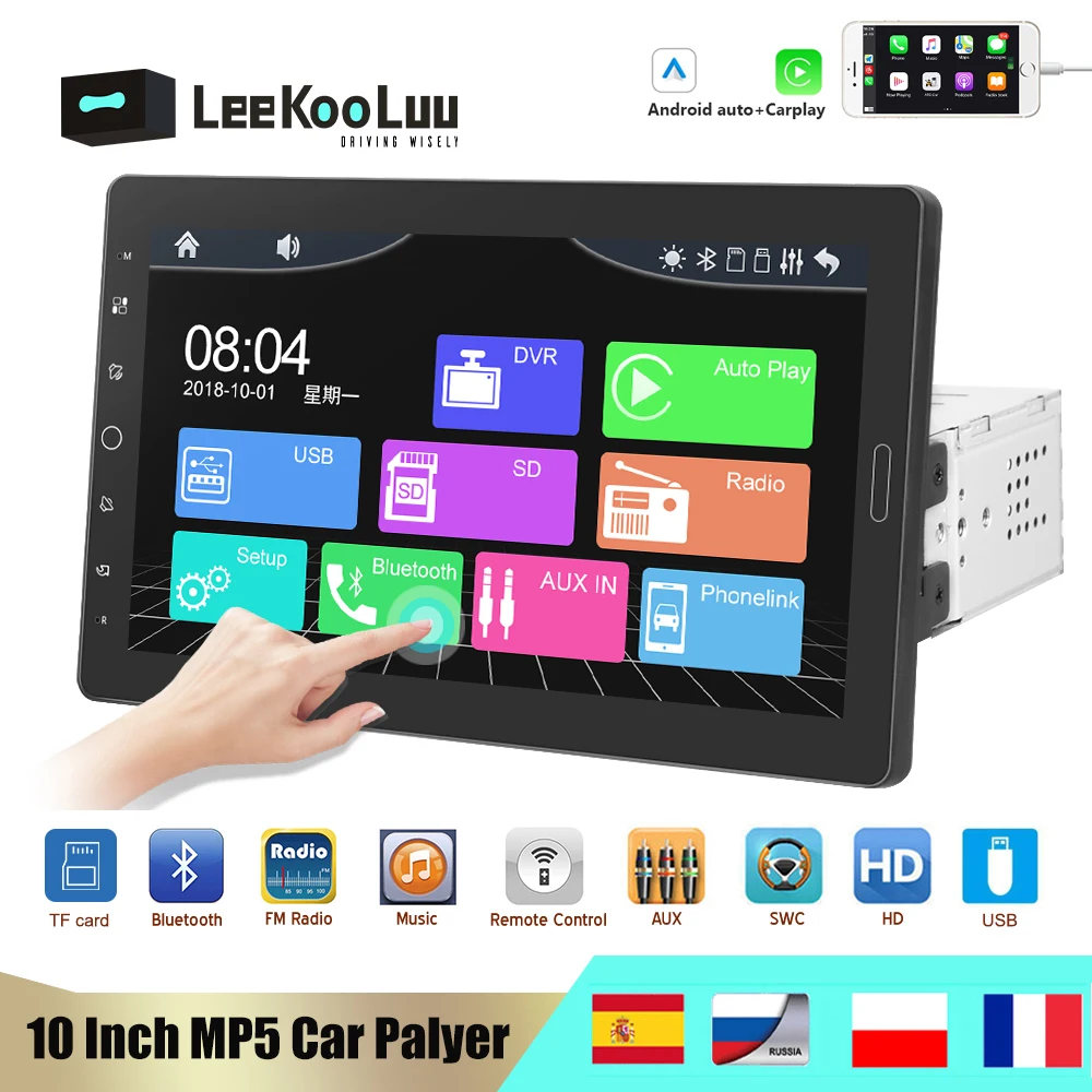 Автомагнитола Leekooluu 1DIN, мультимедийный MP5-плеер на Android, с Bluetooth, для Volkswagen, Nissan, Kia, Toyota, Skoda, Типоразмер 10 дюймов
Автомагнитола Leekooluu 1DIN, мультимедийный MP5-плеер на Android, с Bluetooth, для Volkswagen, Nissan, Kia, Toyota, Skoda, Типоразмер 10 дюймов