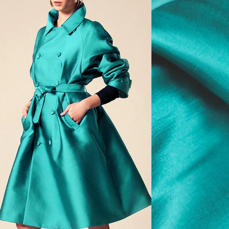 140CM Wide 56MM Green Blue Silk Cotton Brocade Fabric-Perfect for Jacket Dress Shirt-Silk Cotton Fabric for Spring Autumn R082
140CM Wide 56MM Green Blue Silk Cotton Brocade Fabric-Perfect for Jacket Dress Shirt-Silk Cotton Fabric for Spring Autumn R082