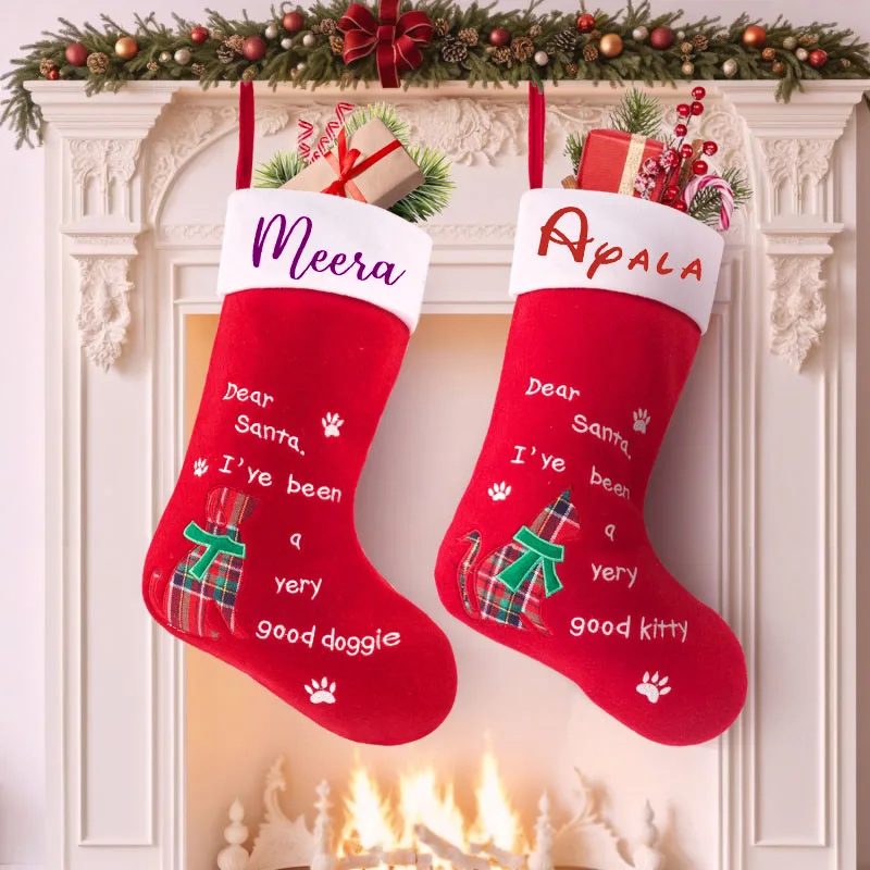 Personalized Printing Christmas Socks Gift Bag Pendant Children's Candy Bag Gift Bag Christmas Decoration Pendant
Personalized Printing Christmas Socks Gift Bag Pendant Children's Candy Bag Gift Bag Christmas Decoration Pendant
