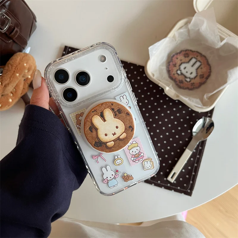 Korean Ins miffy Cookie Case For iPhone 15 16 17 Pro Max Cute Magnetic Stand Shockproof Cover For Girls iPhone 17 promax case
Korean Ins miffy Cookie Case For iPhone 15 16 17 Pro Max Cute Magnetic Stand Shockproof Cover For Girls iPhone 17 promax case
