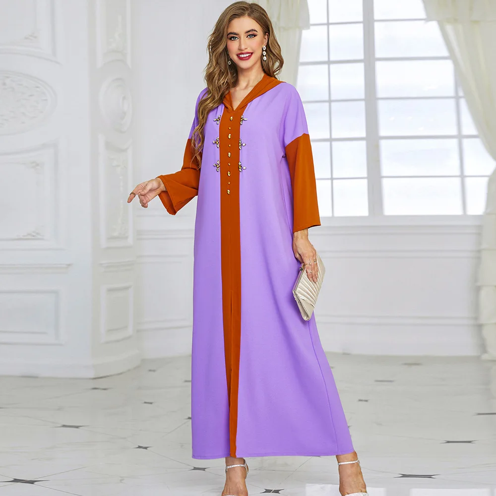 Muslim Women's Hooded Robe 2023 Spring Casual Loose Embroidered Split Long Dress Ramadan Kaftan Abaya Dubai Saudi Arabia Dresses
Muslim Women's Hooded Robe 2023 Spring Casual Loose Embroidered Split Long Dress Ramadan Kaftan Abaya Dubai Saudi Arabia Dresses