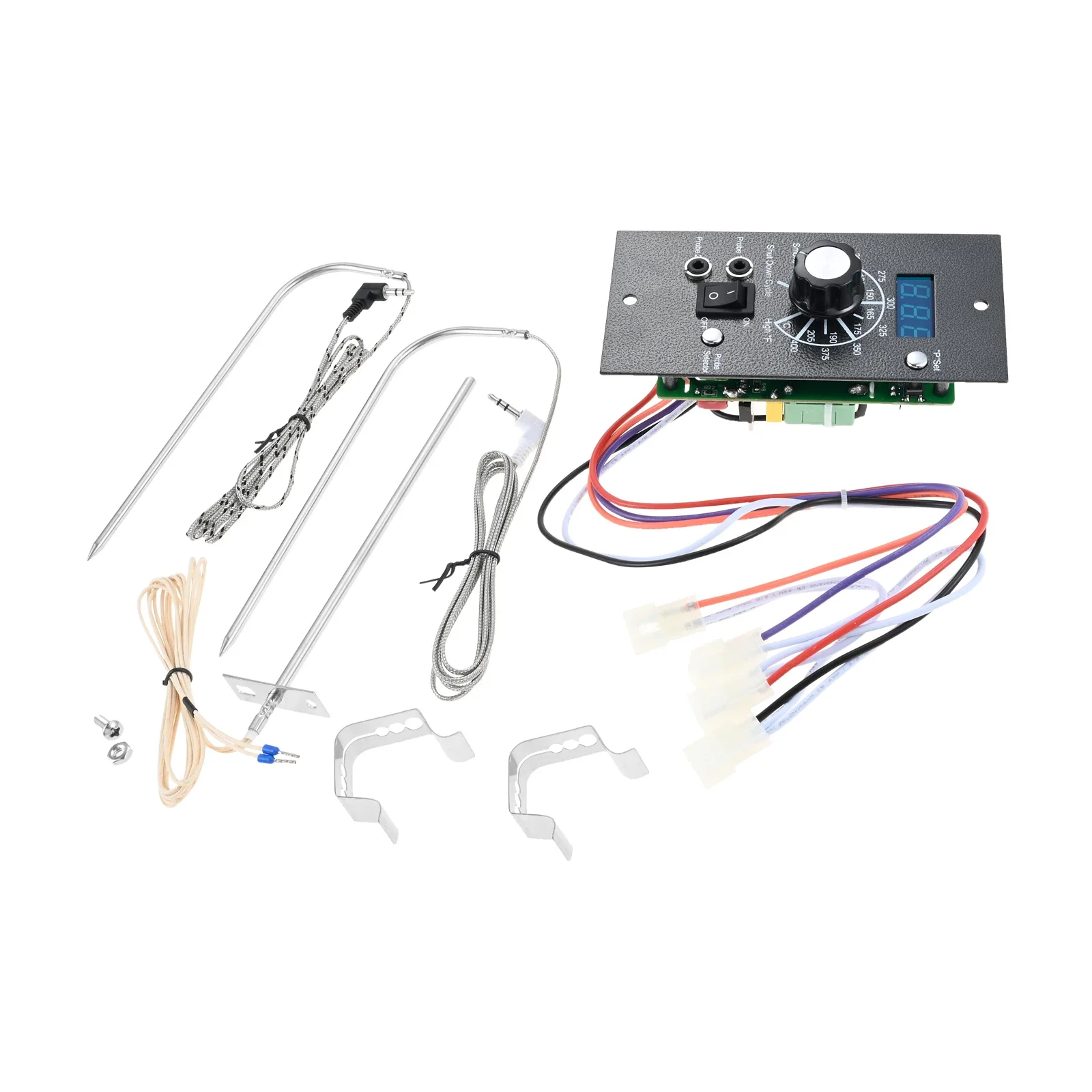 Replacement Digital Thermostat Controller Fit for Traeger Pellet Grill Control Panel Rtd Temperature Sensor Thermometer Probe
Replacement Digital Thermostat Controller Fit for Traeger Pellet Grill Control Panel Rtd Temperature Sensor Thermometer Probe