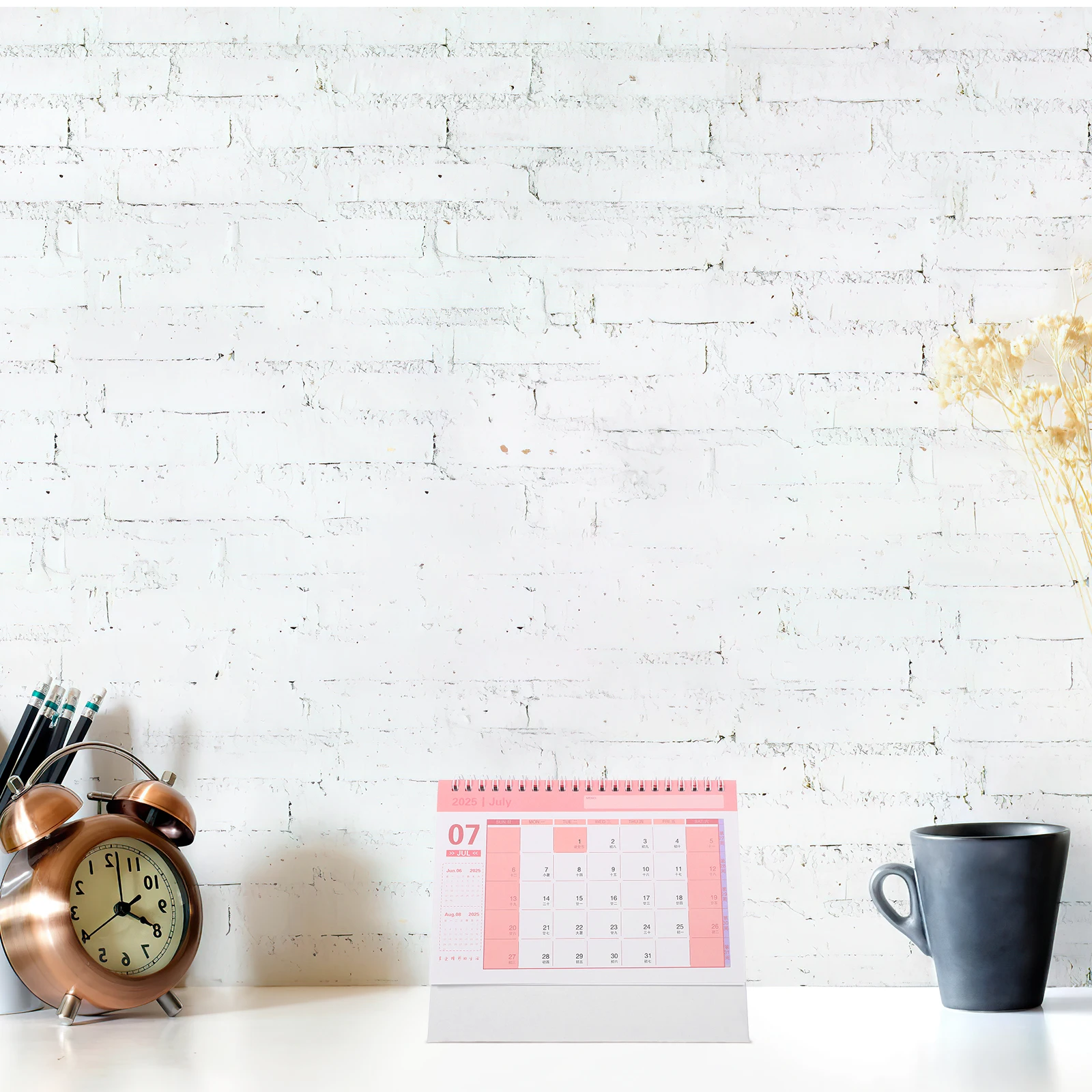 2025 Desk Calendar Small Flip Calendars for Office Minimalist Tabletop Planner Daily Schedule Note Space Metal Binding
2025 Desk Calendar Small Flip Calendars for Office Minimalist Tabletop Planner Daily Schedule Note Space Metal Binding