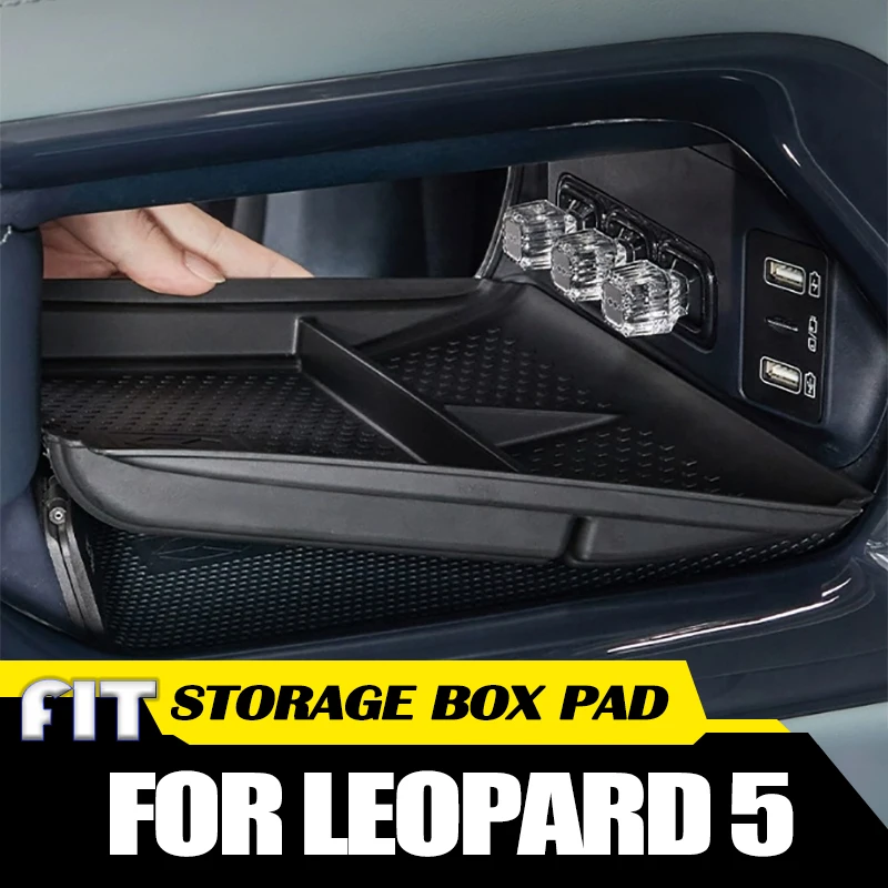 Auto Center Console Storage Box Pad Fit for BYD Equation Leopard 5 2023 2024 TPE Storage Box Anti Car Interior Accessories
Auto Center Console Storage Box Pad Fit for BYD Equation Leopard 5 2023 2024 TPE Storage Box Anti Car Interior Accessories