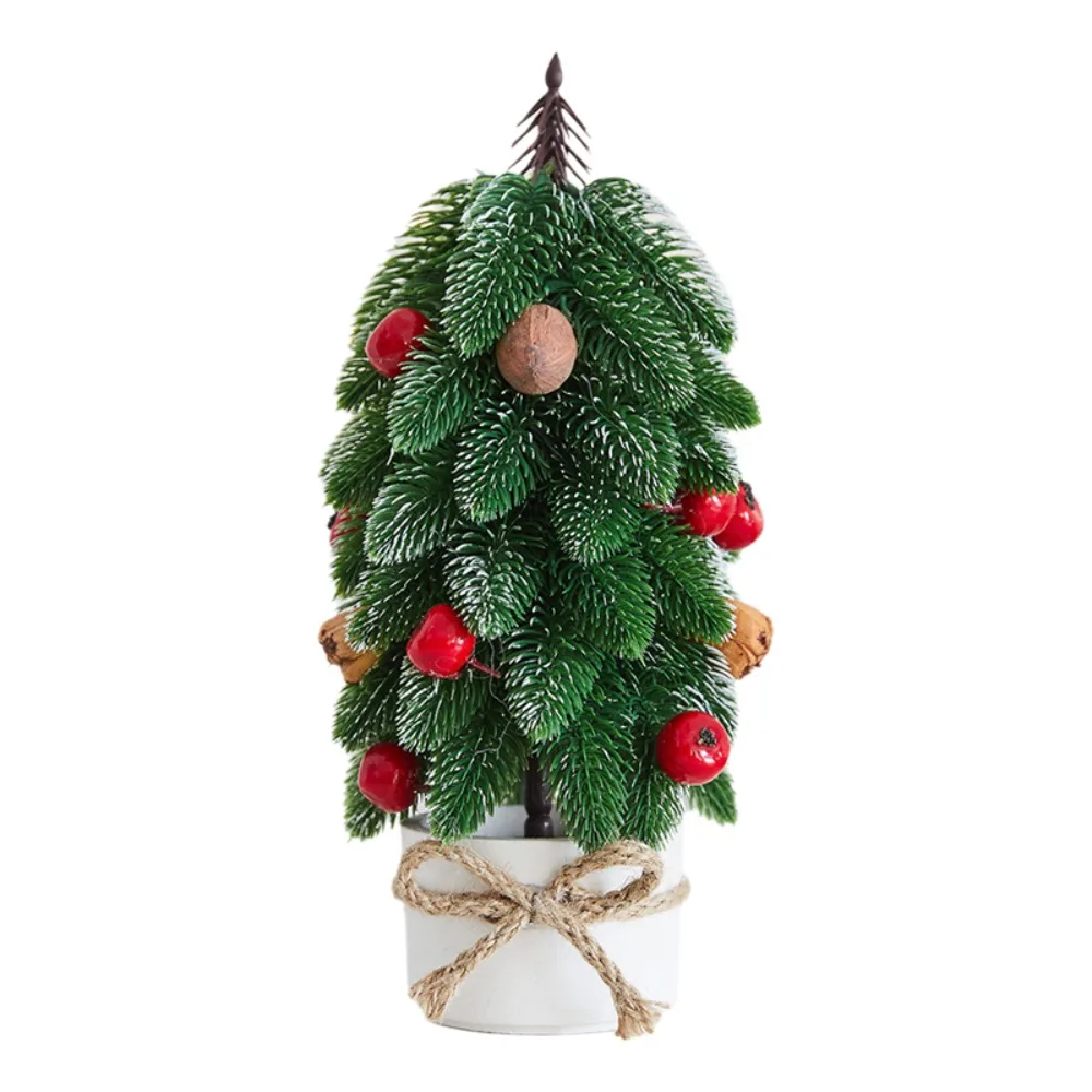 Artificial Desktop Christmas Tree Decorative Simulation Christmas Tree Ornament with Berries Mini Christmas Tree Potted Plants
Artificial Desktop Christmas Tree Decorative Simulation Christmas Tree Ornament with Berries Mini Christmas Tree Potted Plants
