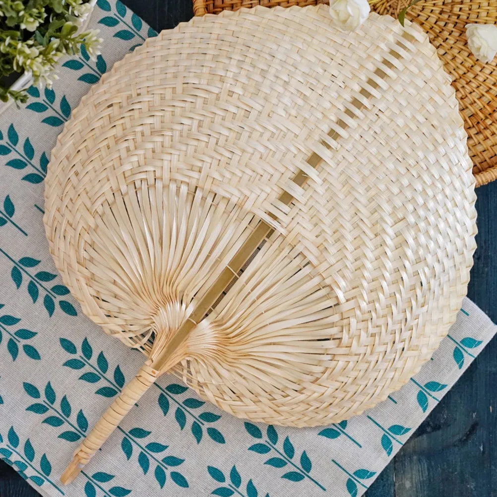 4Pcs Bamboo Handwoven Fan Chinese Style Summer Handheld Cooling Fan Decorative Rustic Woven Hand Fans for Outdoor Indoor Use
4Pcs Bamboo Handwoven Fan Chinese Style Summer Handheld Cooling Fan Decorative Rustic Woven Hand Fans for Outdoor Indoor Use