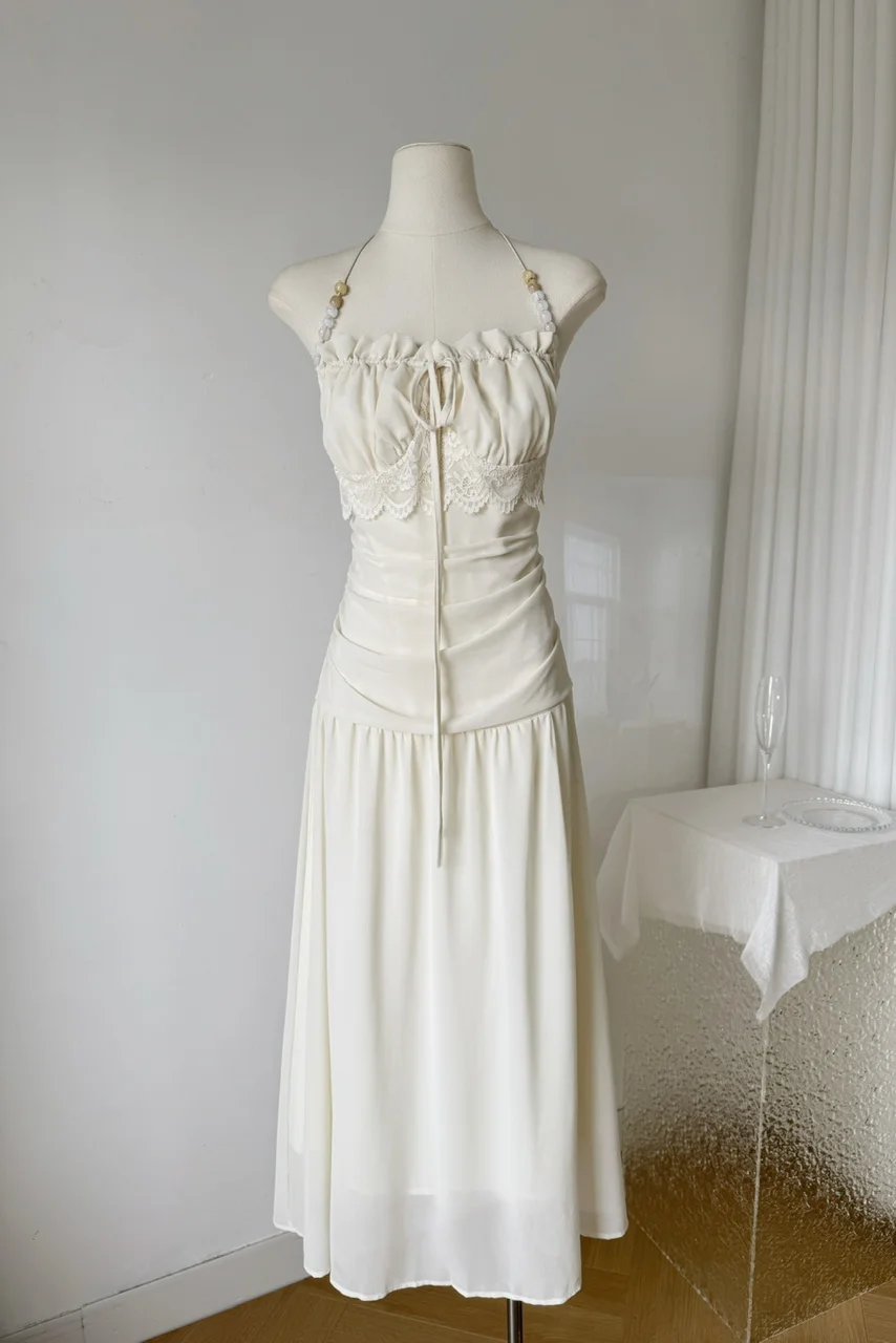 Simple Elegant Square-neck White Maxi Dress Summer Slim Lace Up Sleeveless Dress French Party Beachwear Casual Vestido
Simple Elegant Square-neck White Maxi Dress Summer Slim Lace Up Sleeveless Dress French Party Beachwear Casual Vestido