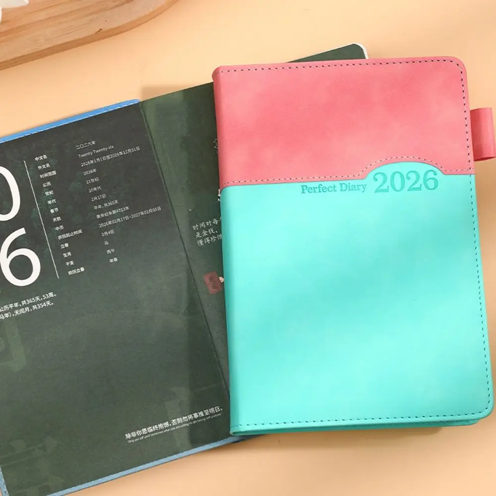 365 Days 2026 Schedule Planner Notepad English Efficient Organization A5 Agenda Planning Notebook Wear-resistant Self-discipline
365 Days 2026 Schedule Planner Notepad English Efficient Organization A5 Agenda Planning Notebook Wear-resistant Self-discipline