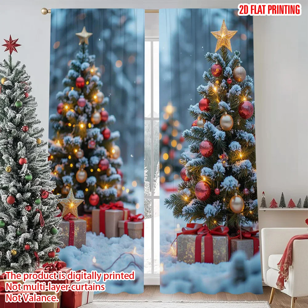 2pcs 2D flat printing Merry Christmas Popular Window Drapes Christmas Forest9 Versatile Polyester Without Electricity Birthday
2pcs 2D flat printing Merry Christmas Popular Window Drapes Christmas Forest9 Versatile Polyester Without Electricity Birthday