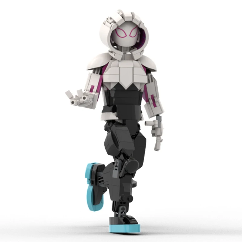 366PCS MOC Hero Movie Spider Gwen Buildable Figure Model Brickss Architecture DIY Assembly Display Home Decor Gift Blocks
366PCS MOC Hero Movie Spider Gwen Buildable Figure Model Brickss Architecture DIY Assembly Display Home Decor Gift Blocks