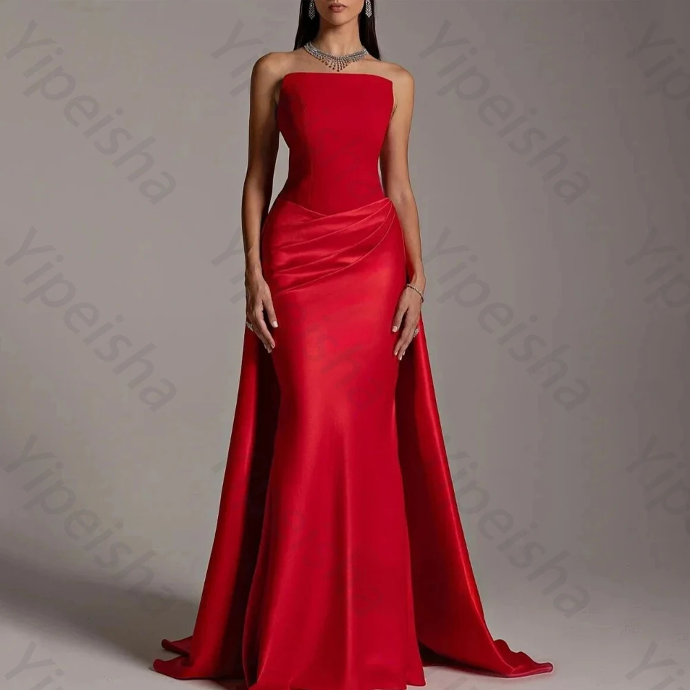 Elegant Red Strapless Evening Dresses Sleeveless Off-shoulder Long Dress Exquisite High Quality Sexy Prom Party Gowns Customized
Elegant Red Strapless Evening Dresses Sleeveless Off-shoulder Long Dress Exquisite High Quality Sexy Prom Party Gowns Customized