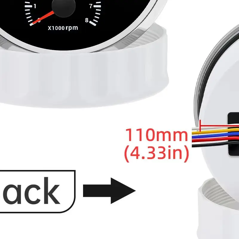 110MM GPS Speedometer with Tachometer 2IN1 Gauge Red Backlight km/h /MPH GPS Speed Meter for Car Truck SUV
110MM GPS Speedometer with Tachometer 2IN1 Gauge Red Backlight km/h /MPH GPS Speed Meter for Car Truck SUV