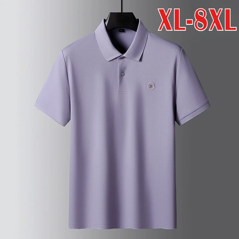 2025 Mulberry Silk Turn Down Collar Men's Polo Shirts Luxury Short Sleeve Solid Color Cotton Casual Man Tees Plus Size 7XL 8XL
2025 Mulberry Silk Turn Down Collar Men's Polo Shirts Luxury Short Sleeve Solid Color Cotton Casual Man Tees Plus Size 7XL 8XL