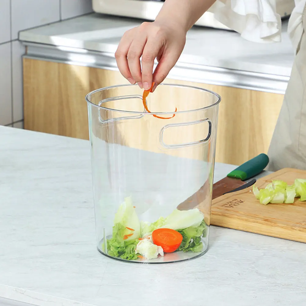 Creative Trash Can Transparent Household Rubbish Bin Large Capacity PET Material Waste Bucket for Kitchen Office Home
Creative Trash Can Transparent Household Rubbish Bin Large Capacity PET Material Waste Bucket for Kitchen Office Home