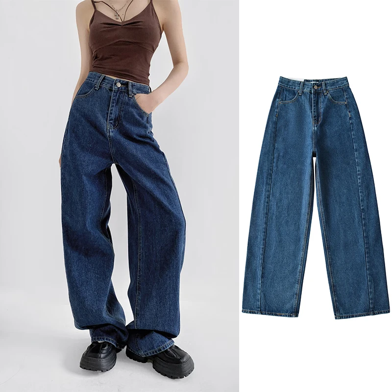 2025 Spring Womens Wide-Leg Jeans High Waist Vintage Wash Distressed Denim Pants Loose Fit Casual Urban Outfit
2025 Spring Womens Wide-Leg Jeans High Waist Vintage Wash Distressed Denim Pants Loose Fit Casual Urban Outfit