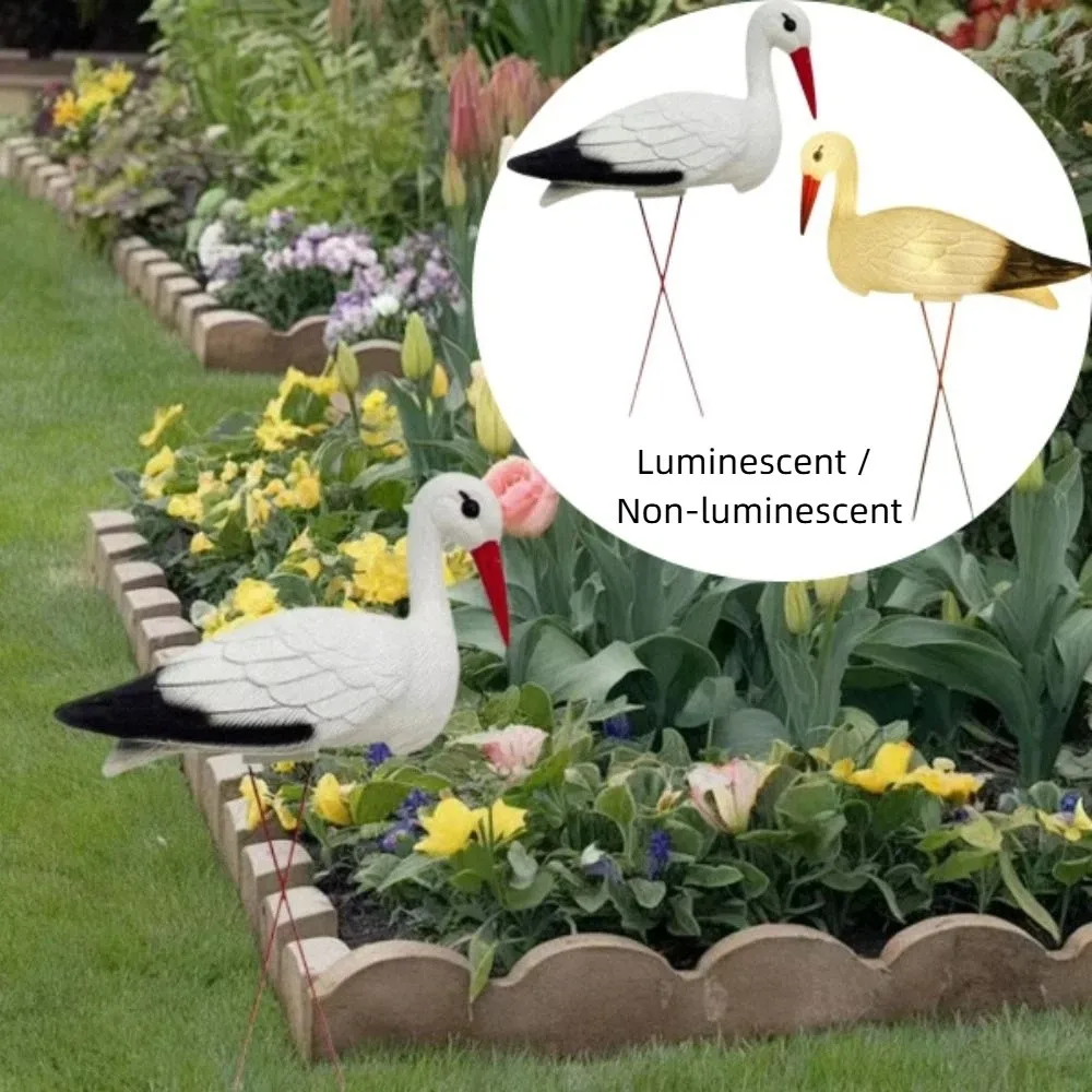 White Color Simulated White Crane Plastic Material Simulation Design Landscape Decorative Figurine Can Emit Light Small Size
White Color Simulated White Crane Plastic Material Simulation Design Landscape Decorative Figurine Can Emit Light Small Size
