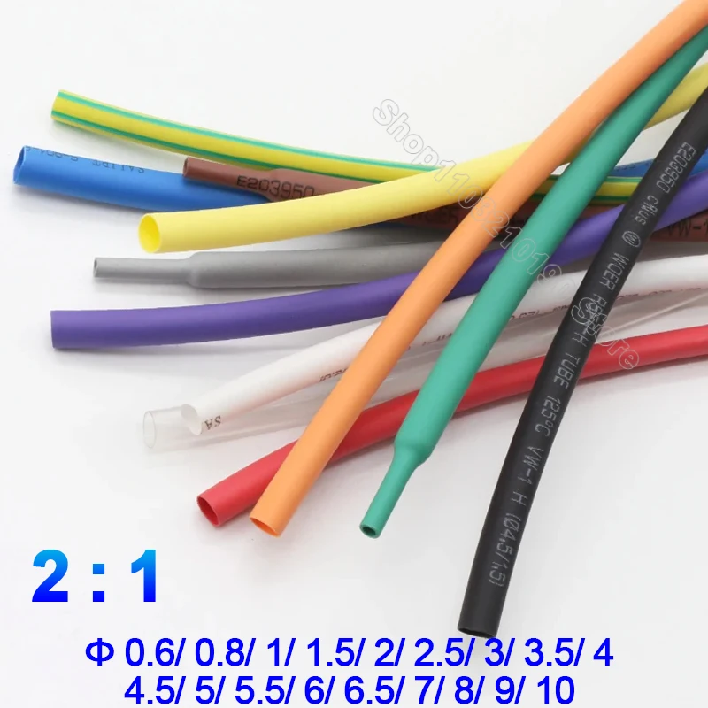 Dia 0.6 0.8 1 1.5 2 2.5 3 3.5 4-10 mm PE Heat Shrink Tube 2:1 Insulated Wire Shrink Wrap Cable Connect Cover Protection Sleeving
Dia 0.6 0.8 1 1.5 2 2.5 3 3.5 4-10 mm PE Heat Shrink Tube 2:1 Insulated Wire Shrink Wrap Cable Connect Cover Protection Sleeving