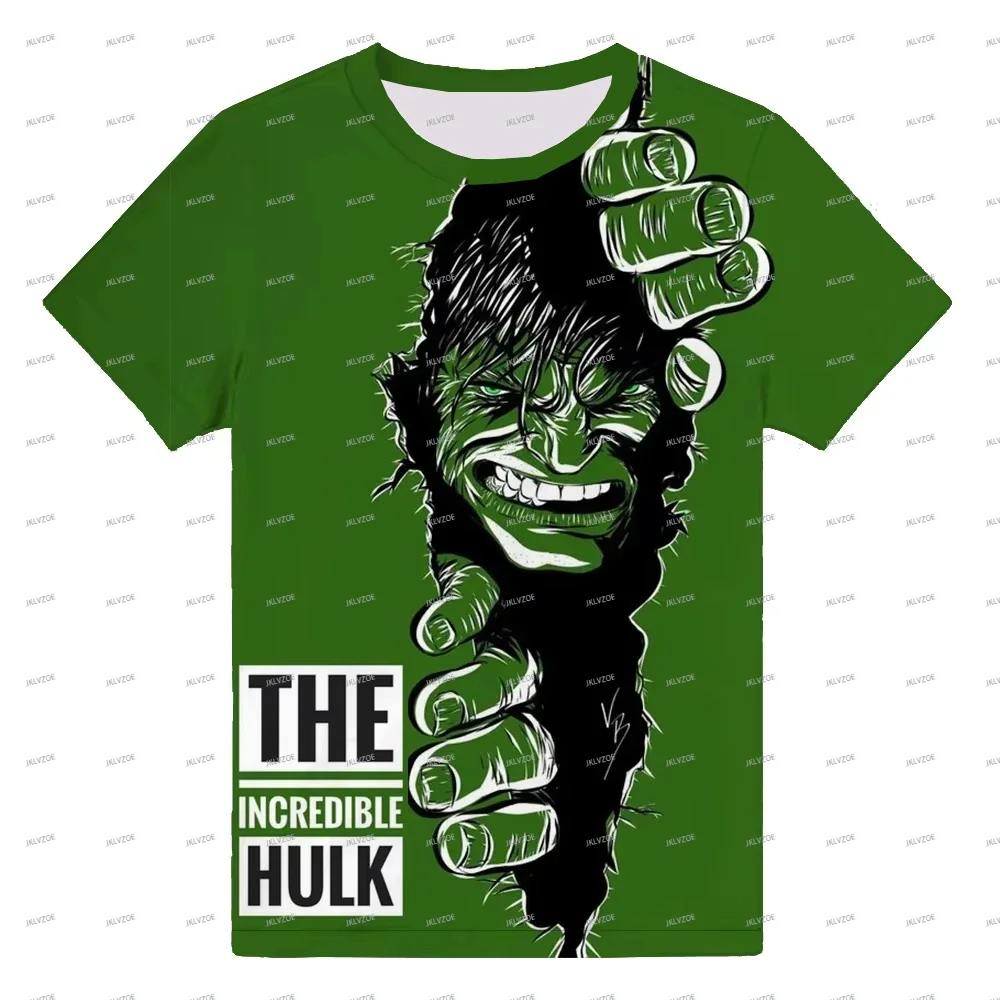 Marvel Hulk Summer 3D Printed Youth Quick-Drying Round Neck T-Shirt Oversized Street Casual Fashion Children's Men's T-Shirt
Marvel Hulk Summer 3D Printed Youth Quick-Drying Round Neck T-Shirt Oversized Street Casual Fashion Children's Men's T-Shirt