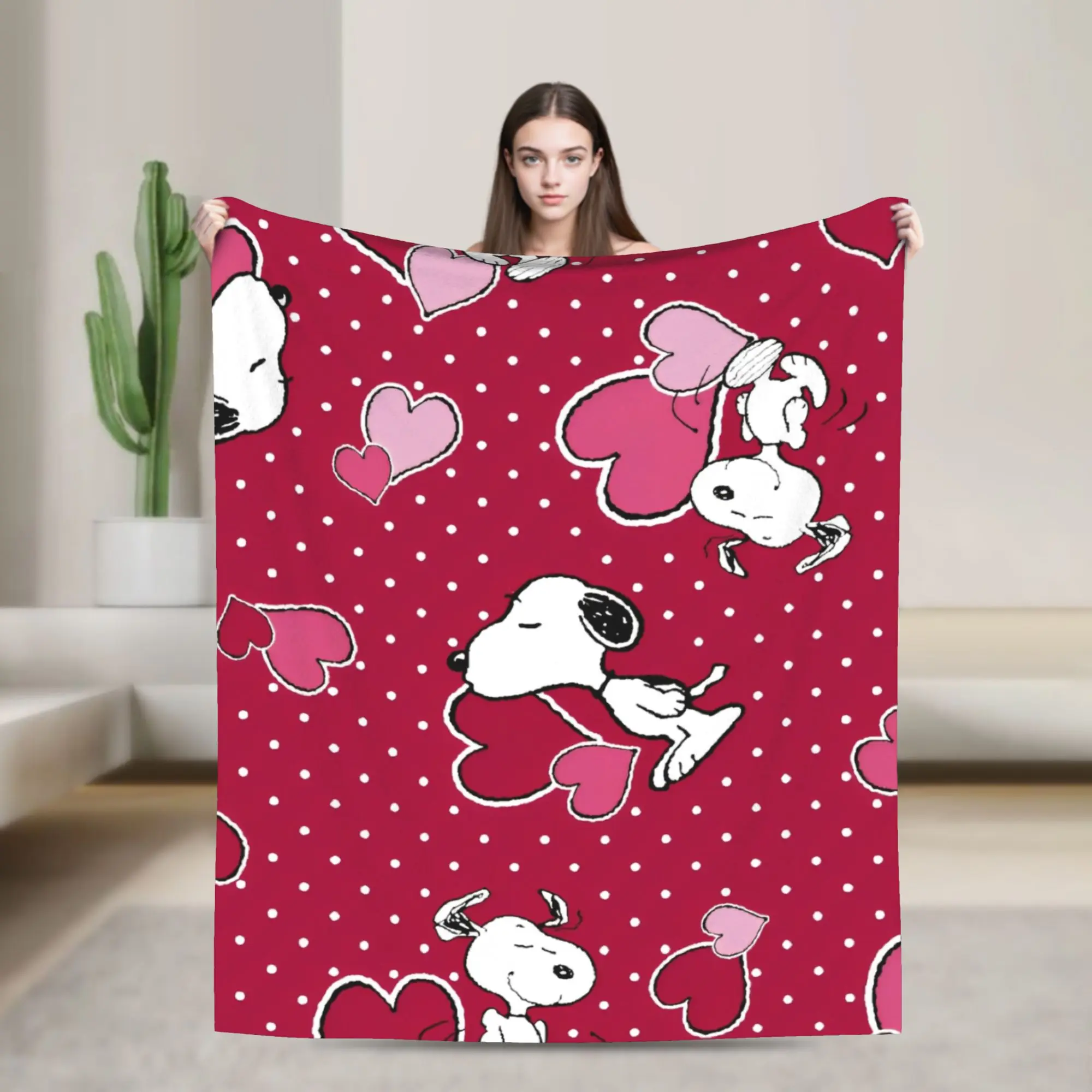 Snoopys Heart Love Flannel Throw Blankets Cartoon Blanket for Bed Travel Super Soft Bedspread,
Snoopys Heart Love Flannel Throw Blankets Cartoon Blanket for Bed Travel Super Soft Bedspread,