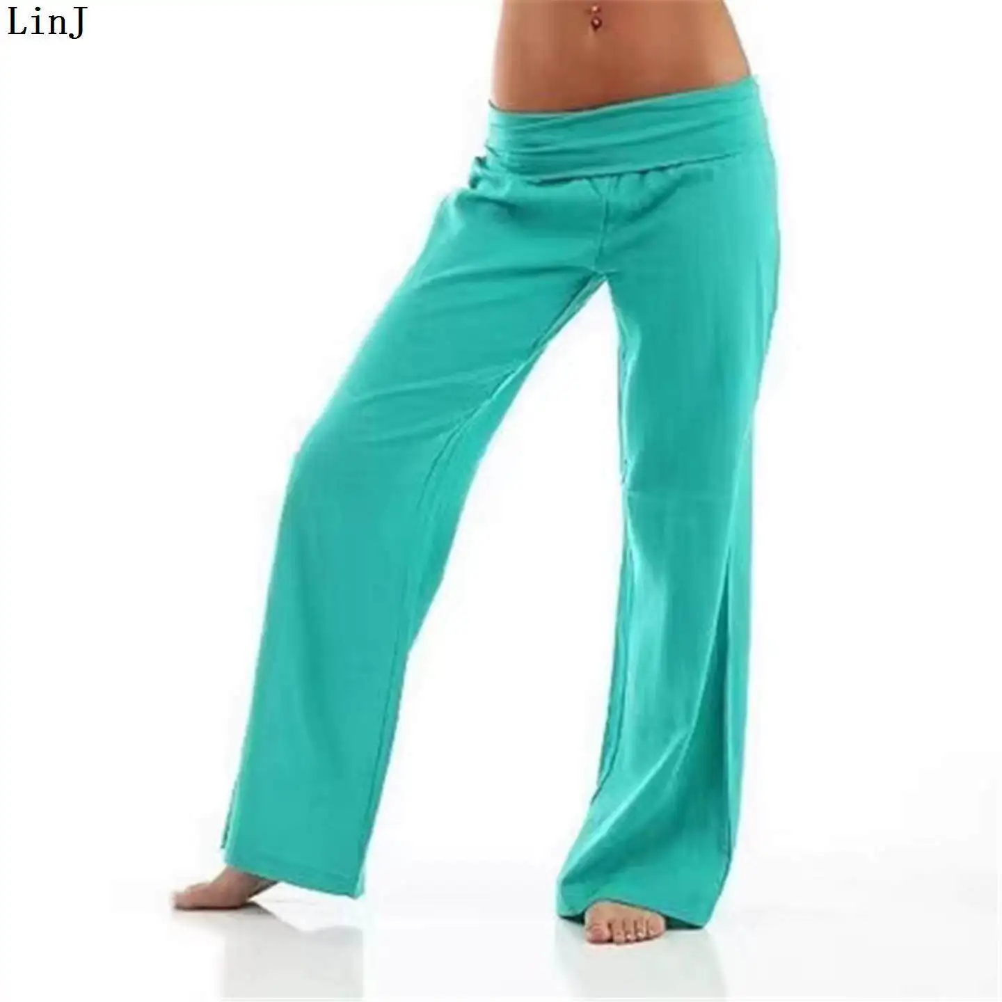 Elastic Waist Wide Leg Pants Green Orange Fashionable Stretchy Trousers for Women Casual Winter Season European Style
Elastic Waist Wide Leg Pants Green Orange Fashionable Stretchy Trousers for Women Casual Winter Season European Style