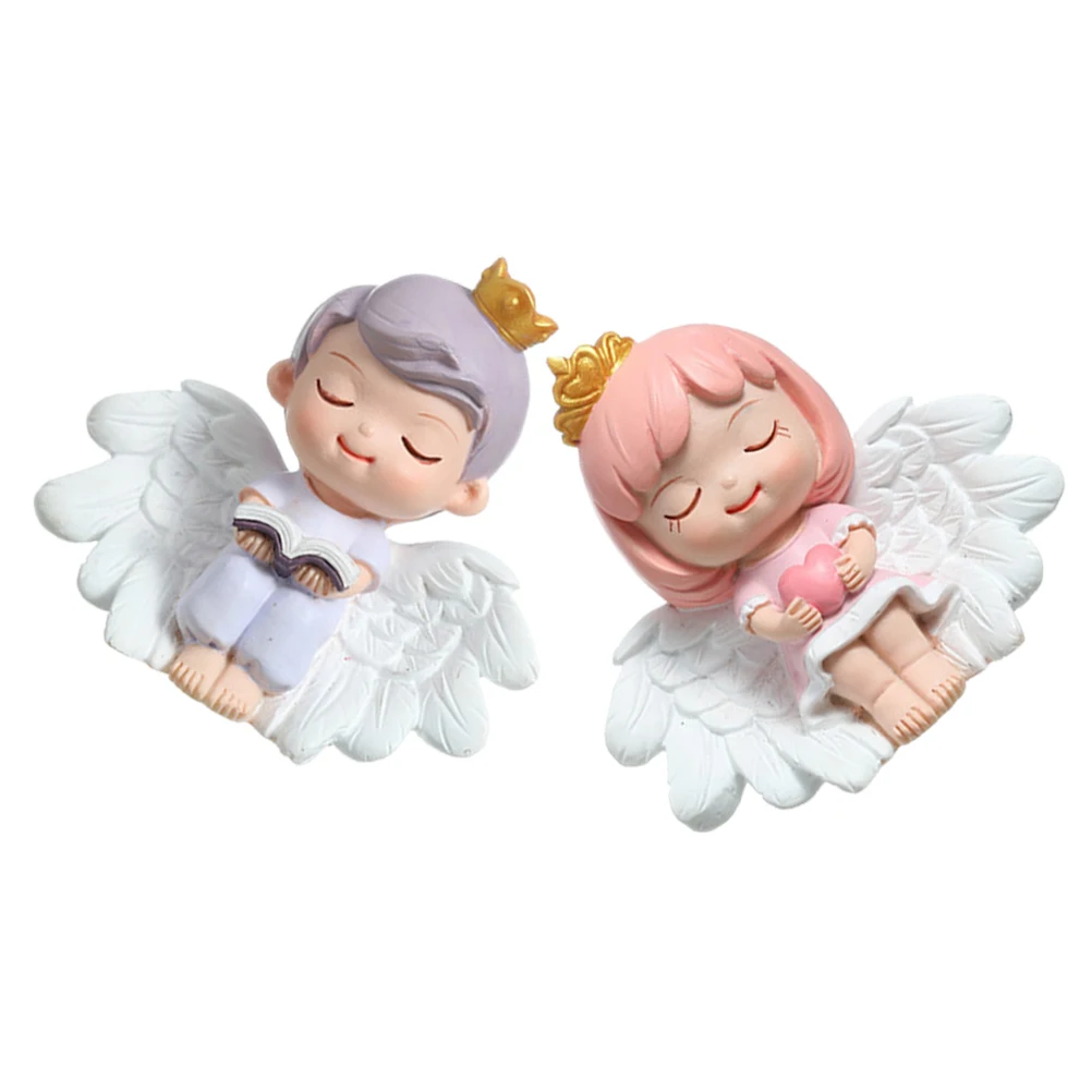 2pcs Ornaments Resin Statue Decor Home Angel Sculpture Furnishings Mini Sculpture Desktop Gifts Angel Figurine
2pcs Ornaments Resin Statue Decor Home Angel Sculpture Furnishings Mini Sculpture Desktop Gifts Angel Figurine
