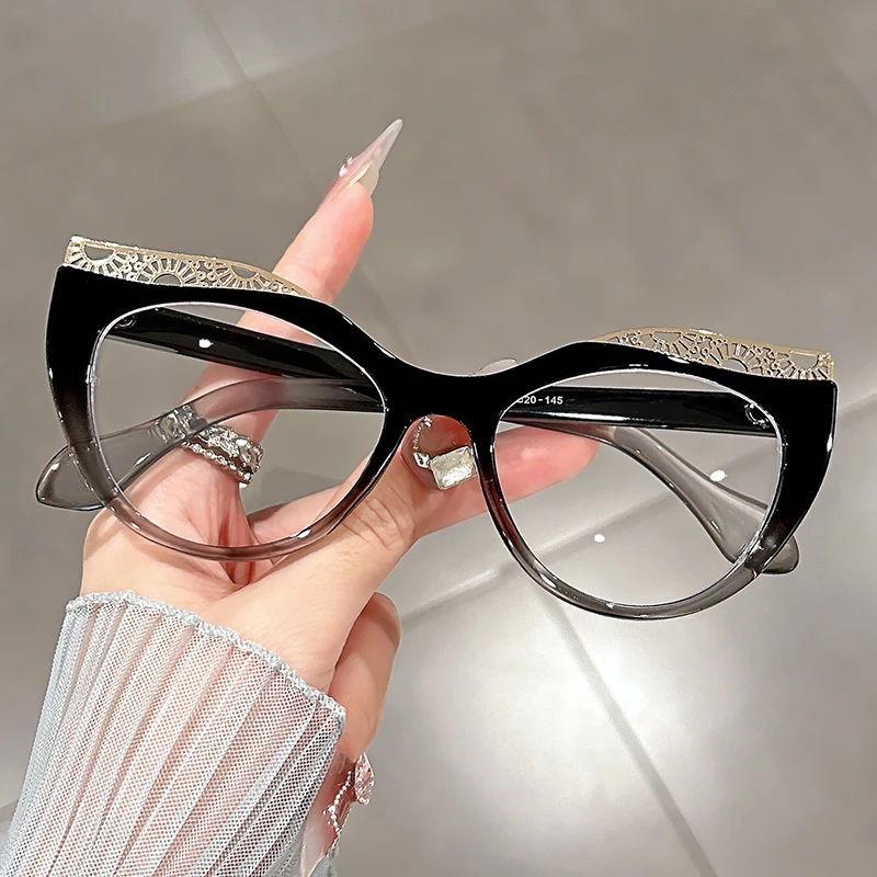 New Multi-Color Composite Anti-Blue Lght Glasses For Fashionable and Trendy Women's Cat-Eye Flat Light Glasses
New Multi-Color Composite Anti-Blue Lght Glasses For Fashionable and Trendy Women's Cat-Eye Flat Light Glasses