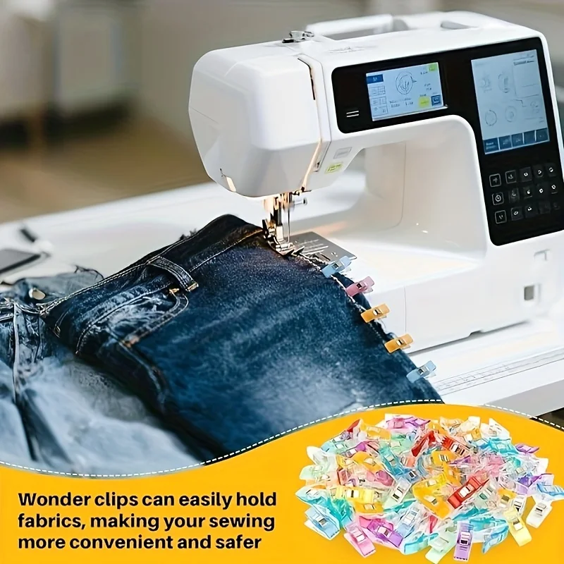 50pc Sewing Clips for Plastic Transparent Multi-Color Mixed Use Storage Bags, Sewing Supplies, Quilting Tools, Crafting
50pc Sewing Clips for Plastic Transparent Multi-Color Mixed Use Storage Bags, Sewing Supplies, Quilting Tools, Crafting