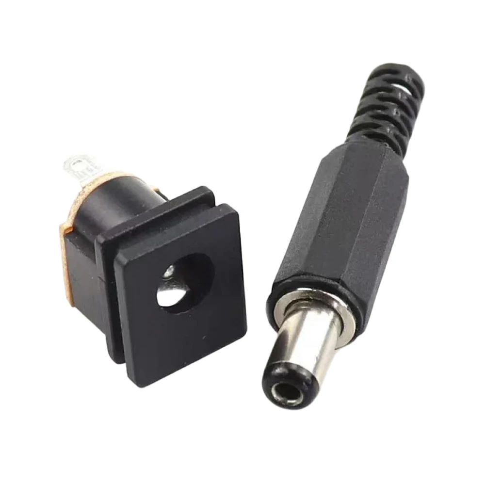 10PCS DC Power Socket 5.5x2.1mm Connectors DC Power Plug Male Female Jack Socket Nut Panel Mount DC Power Adapter Connector
10PCS DC Power Socket 5.5x2.1mm Connectors DC Power Plug Male Female Jack Socket Nut Panel Mount DC Power Adapter Connector